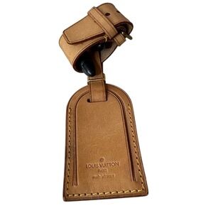Authentic Louis Vuitton Vachetta Poignet Luggage Tag